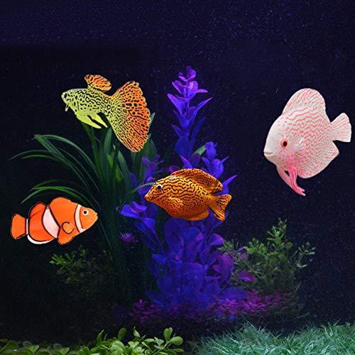 4pcs人工魚 発光シリコン人工フェイクフィッシュ 水族館の水槽風景装飾用 A B0kkpc6s Amadeヤフ 本店 通販 Yahoo ショッピング