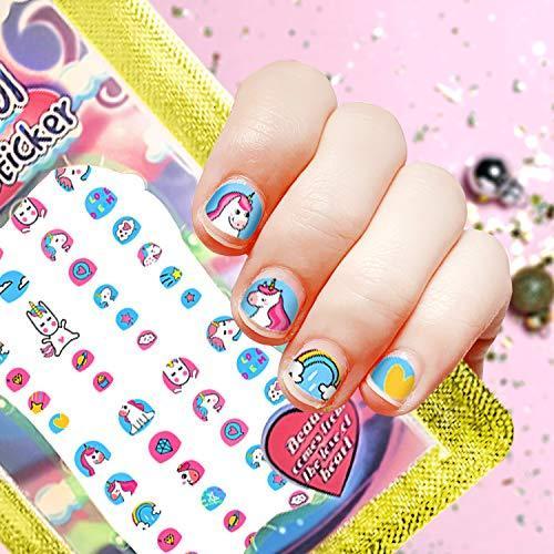 ネイルシールこども かわいい ユニコーン花柄 3d貼るだけマニキュアセット キャラクターデザイン 子供ネイル A B08ydm5nx7 Amadeヤフ 本店 通販 Yahoo ショッピング