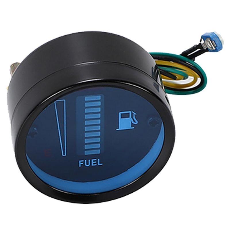 バイク オートバイ 燃料 メーター レベル ゲージ フューエル 燃料計 LED デジタル表示 汎用 2023081420523202282