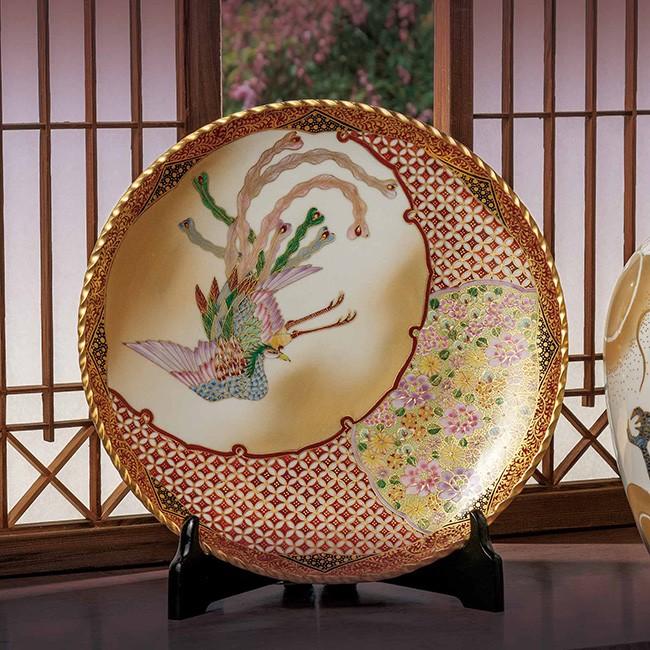 在庫有 ご飯茶碗 和食器 おうちごはんにぴったり ギフト 陶磁器 うつわ ギフト 日本製 天鳳花詰 10号飾皿 九谷焼 食器 Smssvg Org