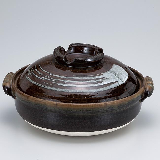 新品 工房ゆずりは 6号土鍋 直火IHOK 花友禅 一人用 萬古焼 母