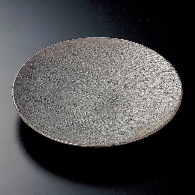 和食器 土物櫛炭化 皿 28.5×4.5cm プレート うつわ おさら おうち 陶器 カフェ おしゃれ 軽井沢 春日井