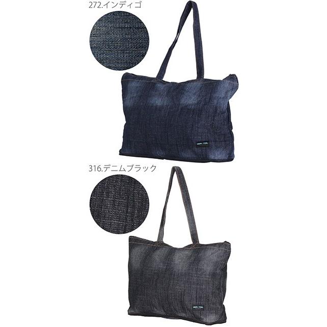 ◇最大15％OFFクーポン◇ トートバッグ デニム地 インディゴ サブ