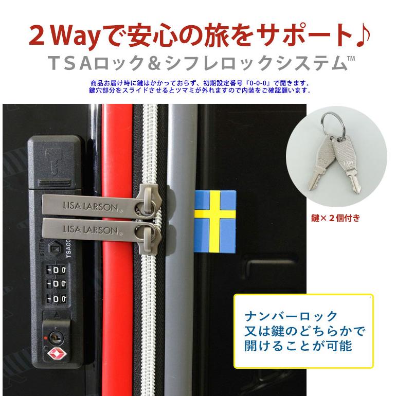 Lisa Larson（リサラーソン） スーツケース キャリーケース 機内