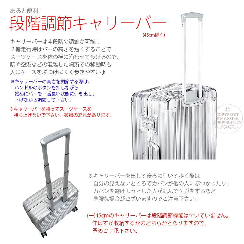 アウトレット スーツケース トライデント TRI1030　45cm 機内持ち込み可 横型フレーム シフレ TRIDENT｜amakusakaban｜05