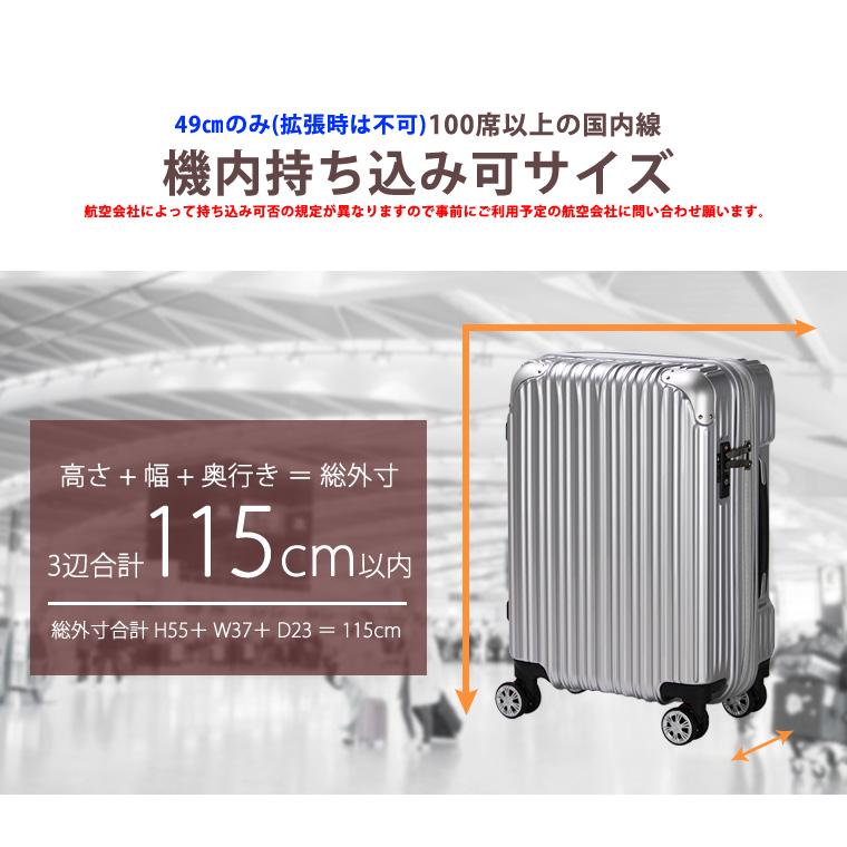 Siffler（シフレ） スーツケース 機内持ち込み可 抗菌 拡張機能付 S