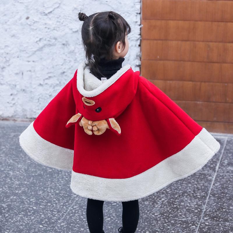 クリスマス コスプレ 子供 トナカイ マント ポンチョ サンタ 子供用 ベビー服 キッズ 衣装 仮装 コスチューム 赤 Xmas Tonakai Poncho Amalet Select 通販 Yahoo ショッピング
