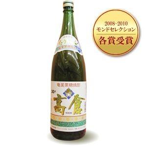 1800ml ×6本セット★奄美大島酒造 高倉　奄美黒糖焼酎　30度　2022 奄美 黒糖焼酎 高倉 30度 一升瓶 1800ml ×6本ギフトセット 奄美