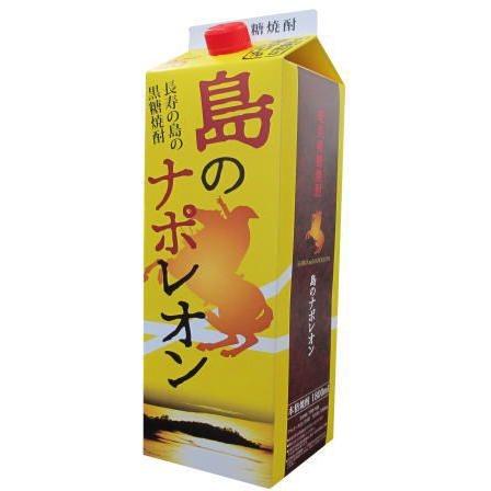 奄美 黒糖焼酎 島のナポレオン 紙パック1800ml×6本 25度セット 奄美大島 お土産｜amami-osima｜03