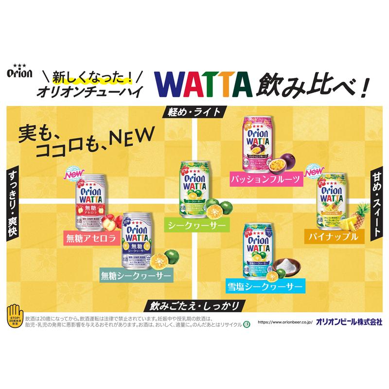 WATTA〈ワッタ〉無糖アセロラ　350ml　1ケース（24缶）｜amaminomegumi｜03