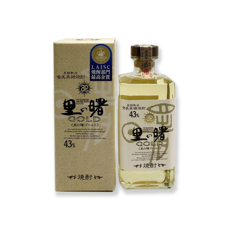 黒糖焼酎 里の曙 ゴールド 43度 720ml ギフト 焼酎 : 奄美のめぐみ黒糖