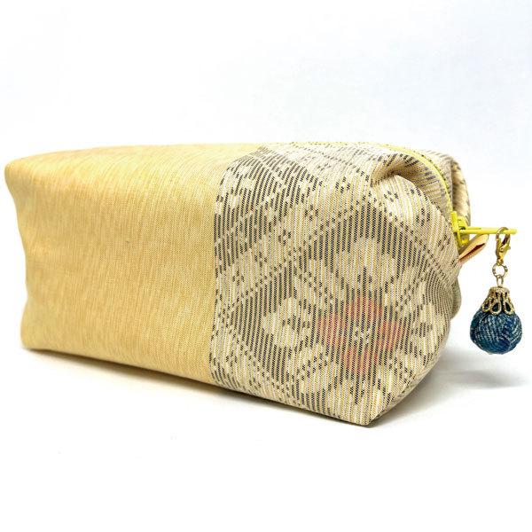 Miyuki窓口 大島紬 がばっとコスメポーチ　　 お2つ Miyuki窓口 大島紬 がばっとコスメポーチ お2つ Miyuki窓口 大島紬 がばっ