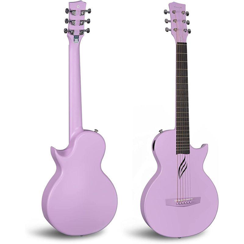 Enya Nova Go アコースティックギター・カーボン一体成型ミニギター初心者キット、ギターケースとギター両方のストラップ付属（パープル     商品情報    【商品名】　Enya Nova Go アコースティックギター・ DGJ2136695931(18960円)