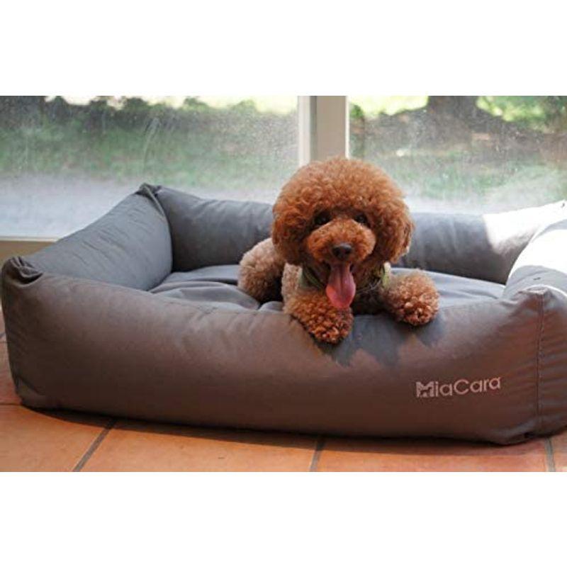 ブランド ペット用ベッド ミアカラ (MiaCara) ルビオ・ボックスベッド ダークグレイ L サイズ 【AAA8856972871】(30908円)