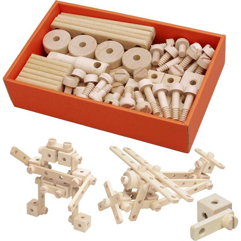 酒井産業 郡上八幡のねじあそび（75ピース）対象年齢3才? ST取得 木製 無塗装 おもちゃ 立体パズル 知育玩具 木育 想像力 パーツ遊び 郡上八幡のねじあそび 75ピース 対象年齢3才 ST取得 木製 無塗装 おもちゃ 立体パズル 知育玩具 木育 想像力 パーツ遊び