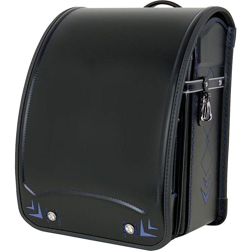 水野鞄店 瞬ピカッ フィットちゃん 安ピカッ ランドセル ブラック/ブルー 男の子 2023年度モデル 30-44 ランドセル