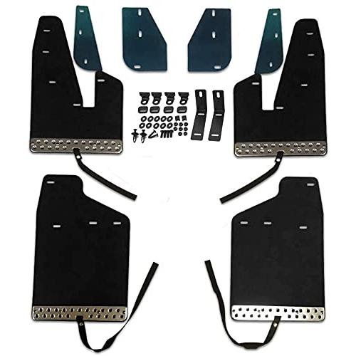 デリカD5 マッドフラップ黒（反射シート付）後期型専用 SUS304#400 デリカD5 マッドフラップ黒（反射シート付）前期型専用 SUS304