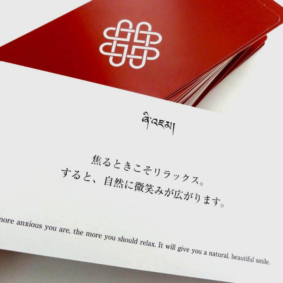 チベット高僧のオラクルカード The Blessing Cards 緋(あか チベット高僧のオラクルカード The Blessing Cards 緋(あか
