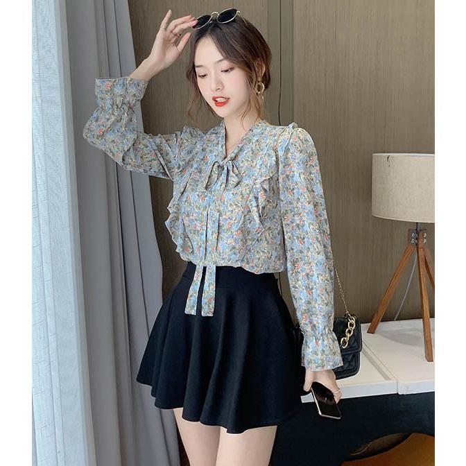 ピンク シフォンブラウス スパンコール付き バックVネックシフォンブラウスxyz2413 ピンク – [公式]SAISON