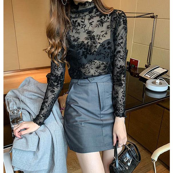 トップス soko 期間限定（クーポンで1974円!）透かし 花柄インナートップス インナー