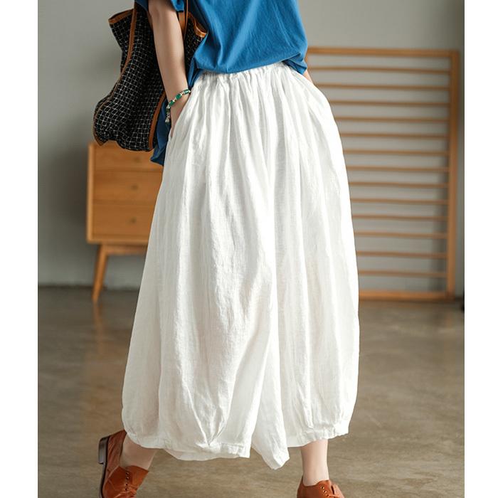 ガウチョパンツ風 S－LL／ひんやり／UV】すっきり見えマリン風 ガウチョ