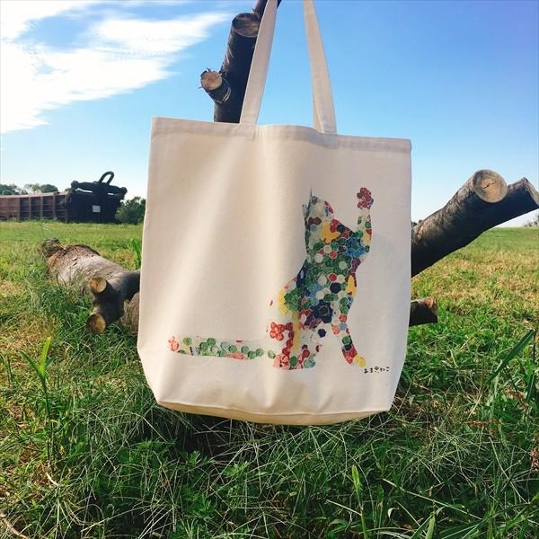 ねこパネル仕切り付きトートバッグその他2点ハンドメイド ハンドメイド パネル付きトートバッグ 猫 ④ - メルカリ