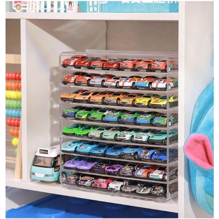 収納 車収納 ミニカーディスプレイ 透明 ミニカー ショーケース