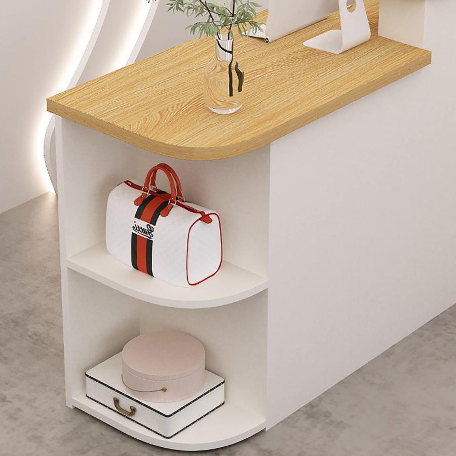 レジカウンター キャッシャーカウンター レジ台 店舗什器 白