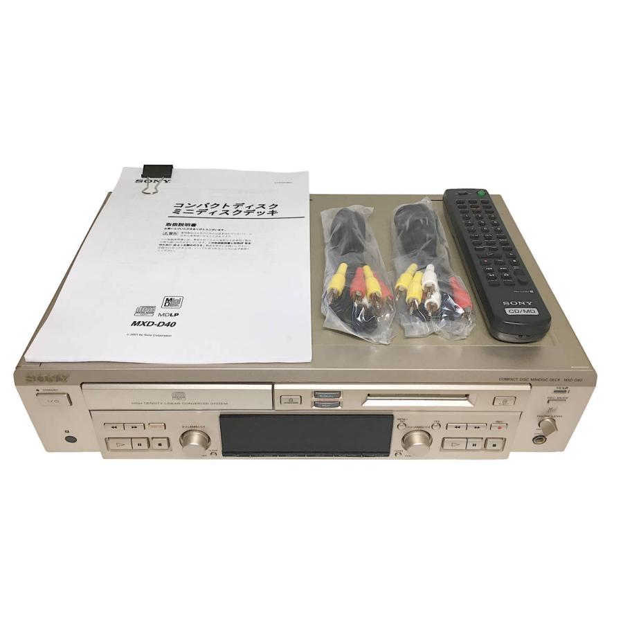 優良動作品・録音動作確認済 SONY ソニー MXD-D40 CDプレーヤー/MD