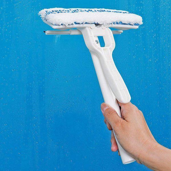 ガラスワイパー 窓・網戸楽絞りワイパーH 窓も網戸もこれ1本で掃除できる AZ348 アズマ | アズマ工業 | 02