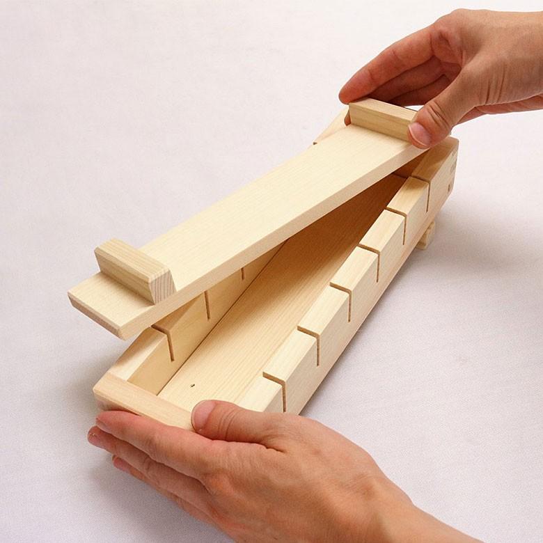 市原木工所 樹婦人 桧押し寿司器 7ッ切 押し寿司 押し寿司型 型枠 木製