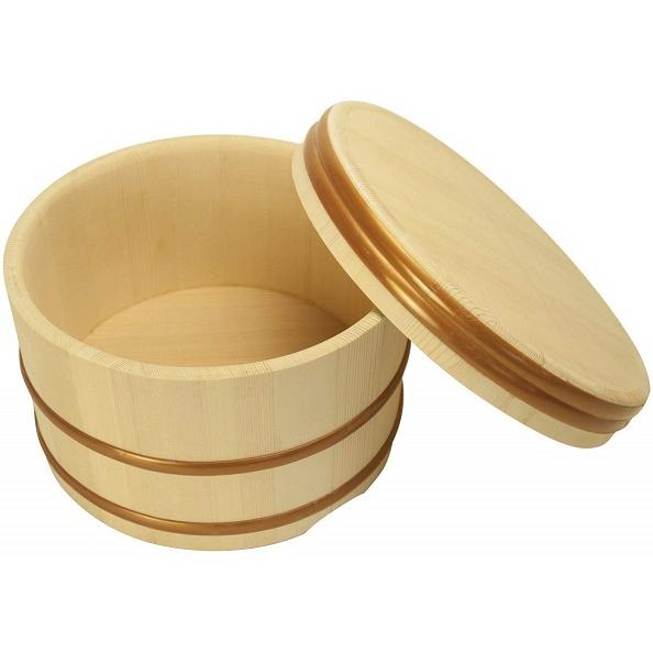 江戸型おひつ 3合用 木製 寿司 桶 すし ちらし寿司 手巻き寿司 ご飯