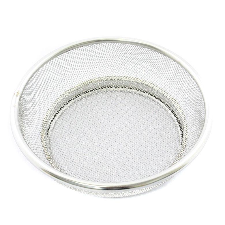 ざる 浅型 28cm 18-8ステンレス 日本製 井上金網工業 調理 ザル 料理