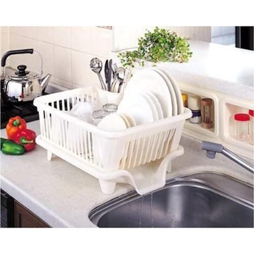 サンコープラスチック 水切りかご 水切りラック 皿立て水切り 流 No.2