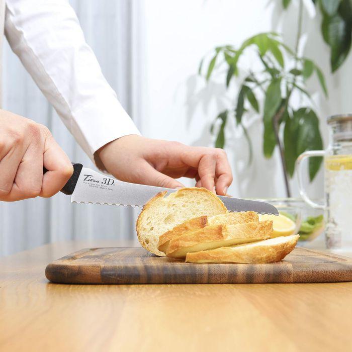 F7021 フォーエバー P銀チタン3Dパン切り包丁 210mm パン切りナイフ |  | 02