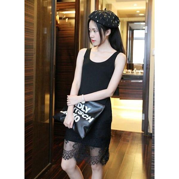 レース ワンピース タンクトップ インナー シンプル ガーリー |  | 04