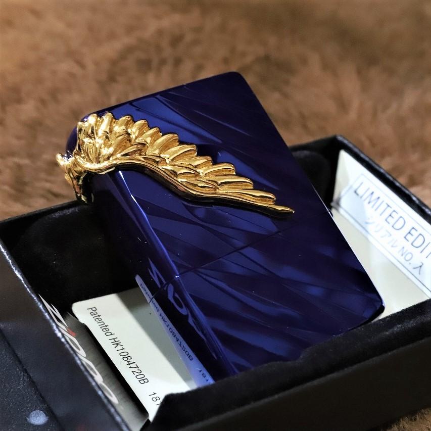 ZIPPO 限定ZIPPO 2022 エンジェルウイング ブルー 翼 羽 青 限定 ZIPPO 限定ZIPPO 2022 エンジェルウイング ブルー 翼 羽 青 限定