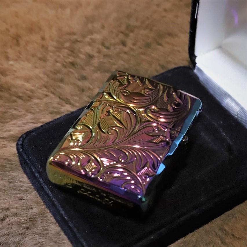 ZIPPO（ジッポー） Armor ZIPPO 重厚アーマー 5面 リーフ LEAF