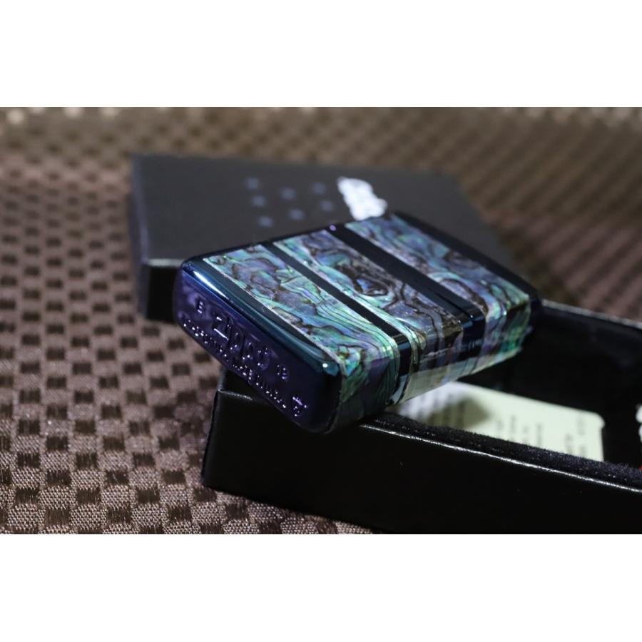 ZIPPO 限定ZIPPO 3面加工 アーマーシェル3ライン ブルー 100個