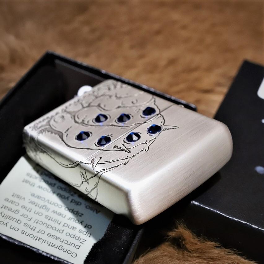 ジブリ ZIPPO 風の谷のナウシカ 王蟲 青目 シルバーいぶし ジブリジッポ プレゼント 人気 ジッポ スタジオジブリ アウトドア ライターの画像