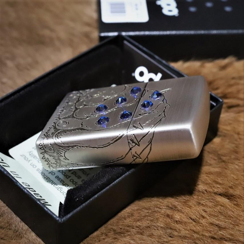 ジブリ ZIPPO 風の谷のナウシカ 王蟲 青目 シルバーいぶし ジブリジッポ プレゼント 人気 ジッポ スタジオジブリ アウトドア ライターの画像