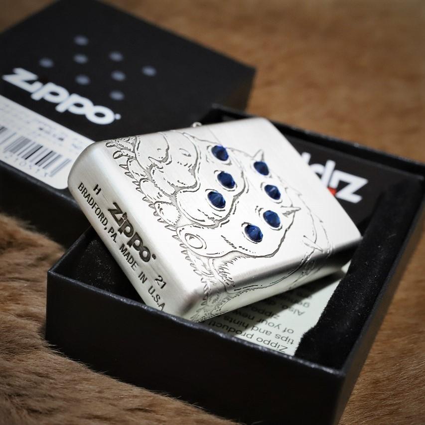 ジブリ ZIPPO 風の谷のナウシカ 王蟲 青目 シルバーいぶし ジブリジッポ プレゼント 人気 ジッポ スタジオジブリ アウトドア ライターの画像