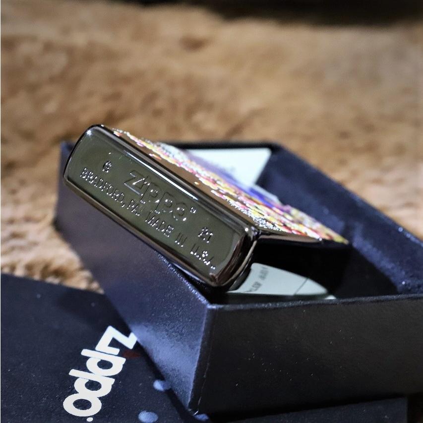 ZIPPO（ジッポー） 桜富士 鏡面ブラック 人気 ジッポ 和風 ライター
