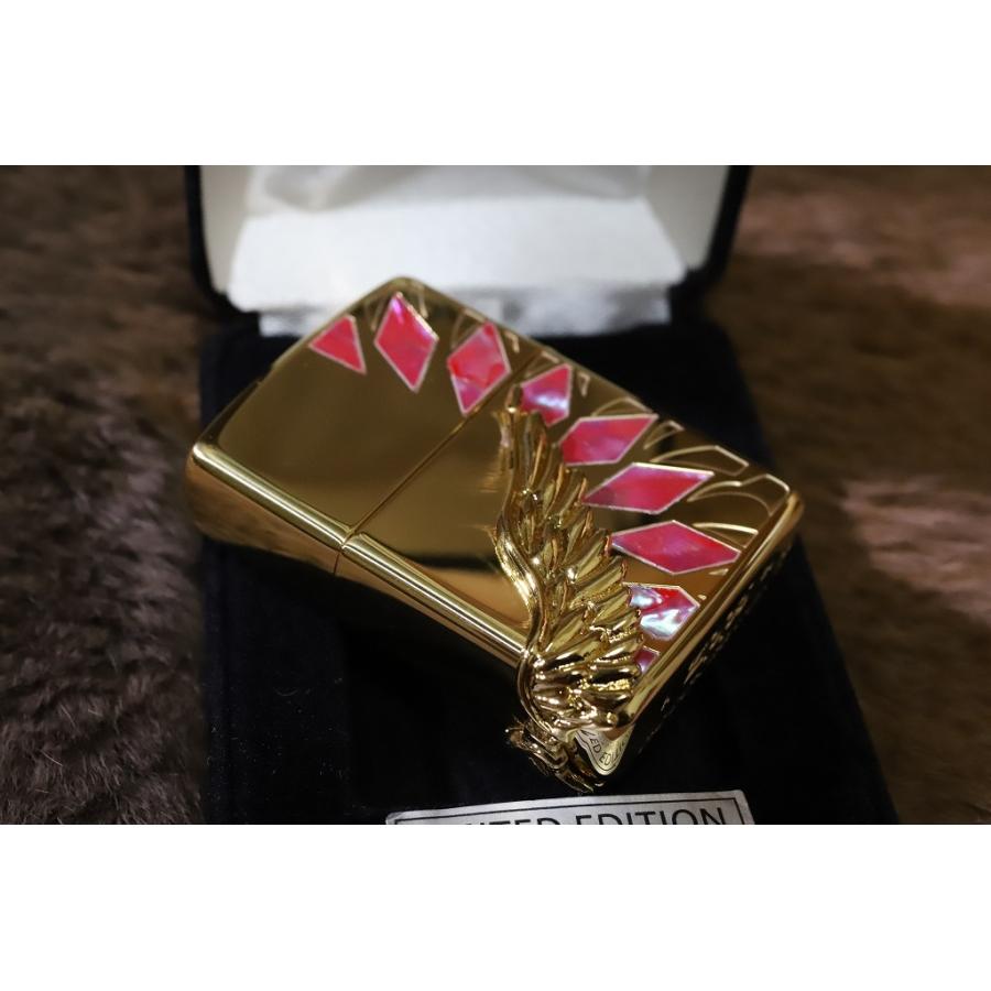 ZIPPO Armor 限定 アーマー エンジェルウイング ゴールド 翼 羽 金 
