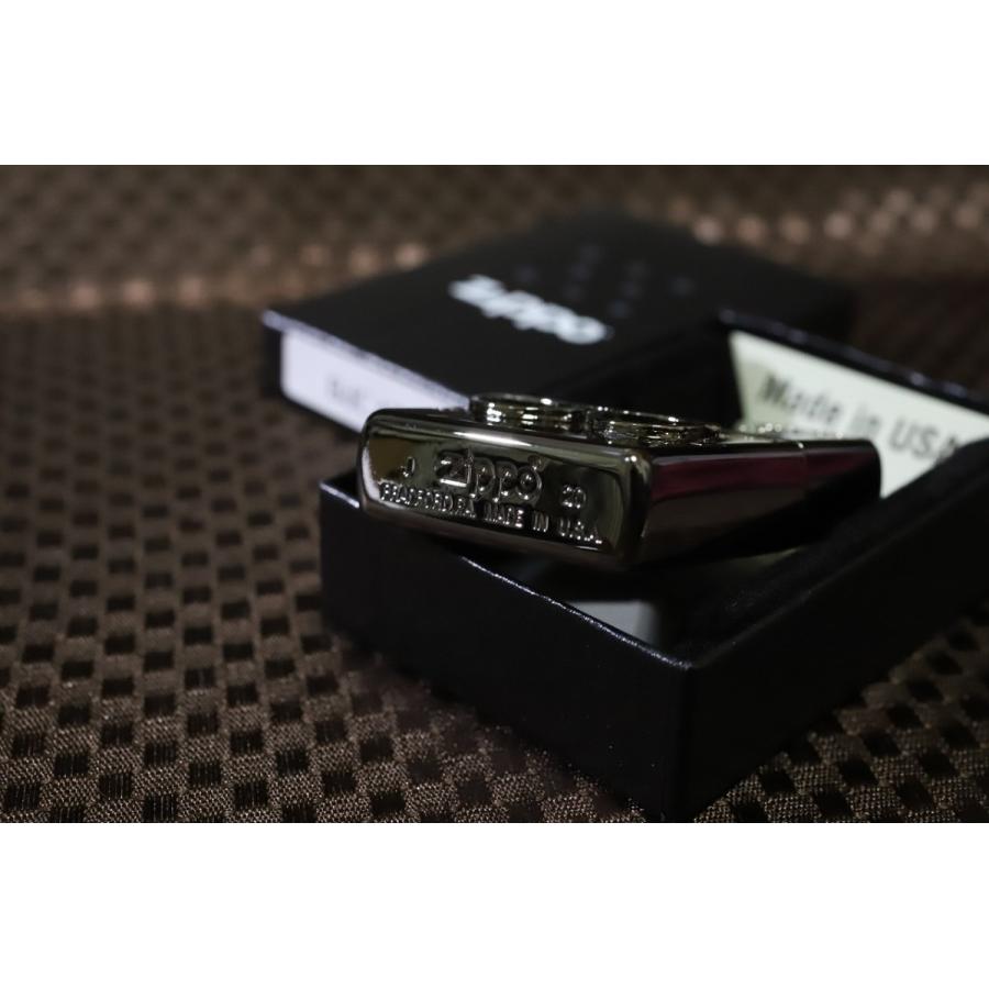 ZIPPO（ジッポー） 猫ZIPPO グラサンキャット 鏡面ブラック＆シルバー 