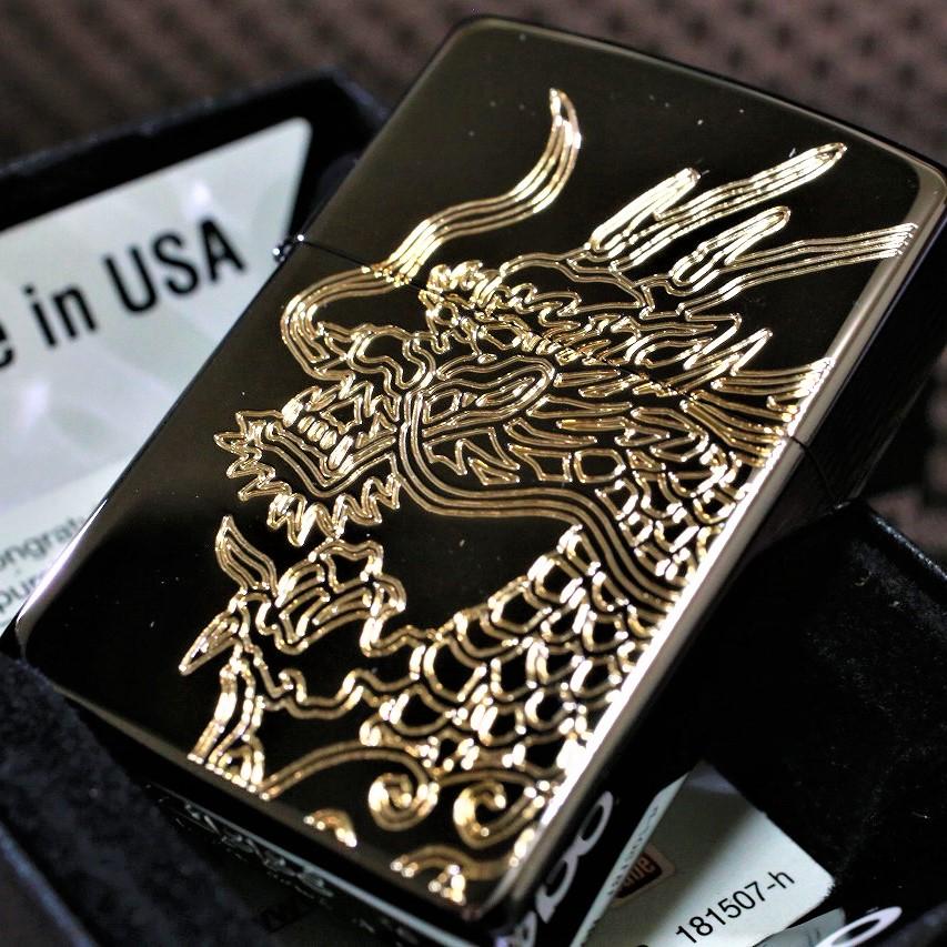 ドラゴンジッポ 龍 鏡面加工 Zippo 綺麗なジッポ 黒 金 龍神 人気 シガレット 彫り ドラゴン プレゼント ドラゴンズ Zippo クリスマス Ts 0001 電子雑貨屋 Amaterasu 通販 Yahoo ショッピング