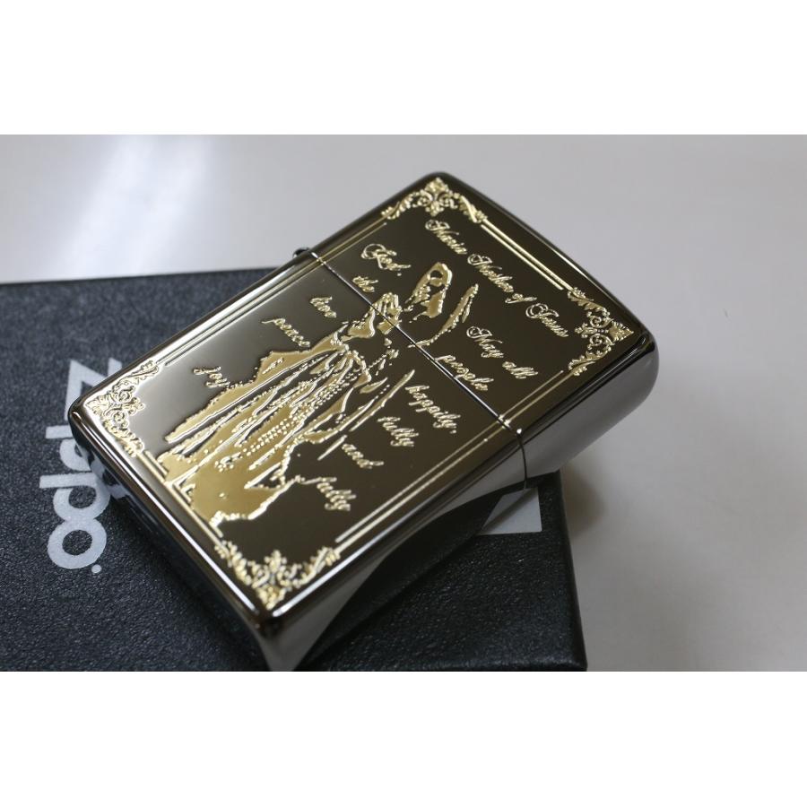 ZIPPO Maria ゴールド 鏡面 ブラック ジッポー マリア クラシック 金 黒 人気 おしゃれ ブランド 売れ筋 おすすめ カジュアル zippo クリスマス プレゼント | ZIPPO | 03