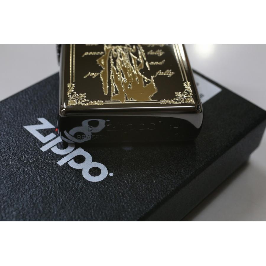ZIPPO Maria ゴールド 鏡面 ブラック ジッポー マリア クラシック 金 黒 人気 おしゃれ ブランド 売れ筋 おすすめ カジュアル zippo クリスマス プレゼント | ZIPPO | 05