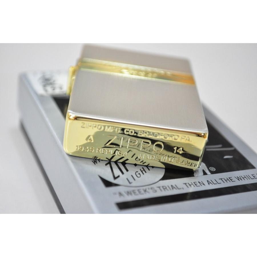 ZIPPO（ジッポー） ZIPPO 1935 復刻レプリカ ミラーライン シルバー 