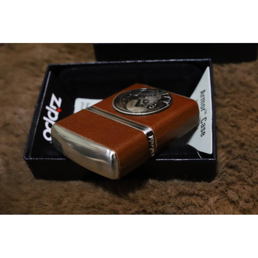 ルパン ZIPPO 革巻きヴィンテージ レトロ仕様 正規品 ルパンジッポ アーマージッポ ルパン三世 人気 プレゼント 送料無料 Armour zippo ジッポー ライター｜amaterasu｜04